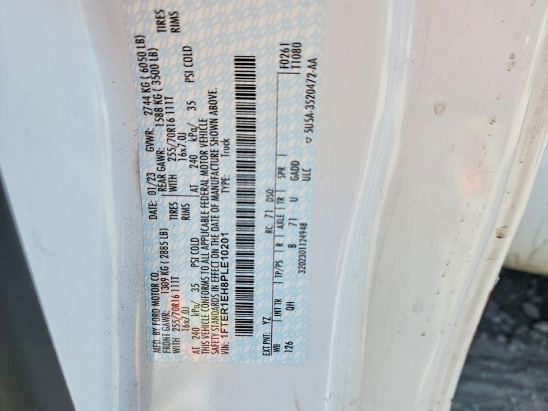 2023 Ford Ranger მანქანა იყიდება აუქციონზე, vin: 1FTER1EH8PLE10201, აუქციონის ნომერი: 67799266