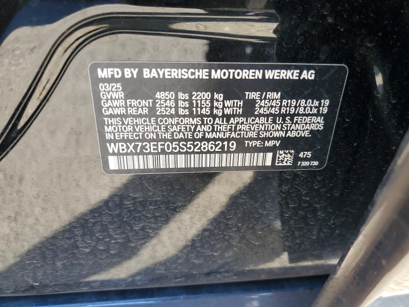 Aukcja sprzedaży 2025 Bmw X1, vin: WBX73EF05S5286219, numer aukcji: 66904666