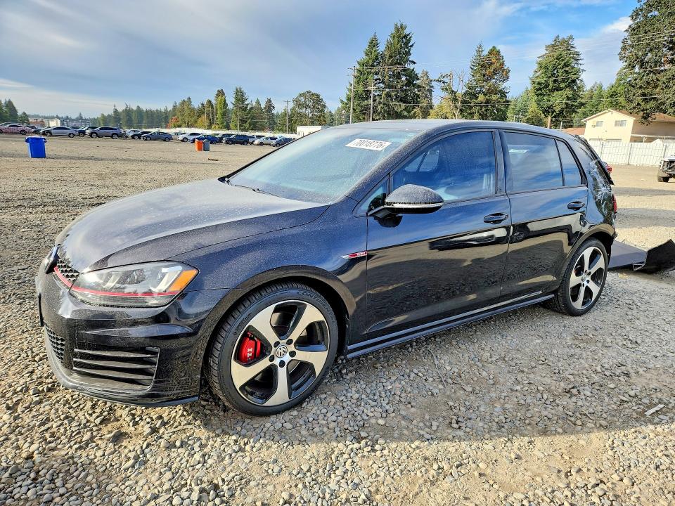 70018776 :رقم المزاد ، 3VW547AU3HM070747 vin ، 2017 Volkswagen Gti مزاد بيع