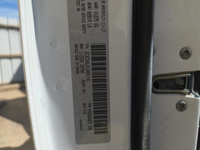 70829986 :رقم المزاد ، 2C3CDXGJXJH201141 vin ، 2018 Dodge Charger مزاد بيع