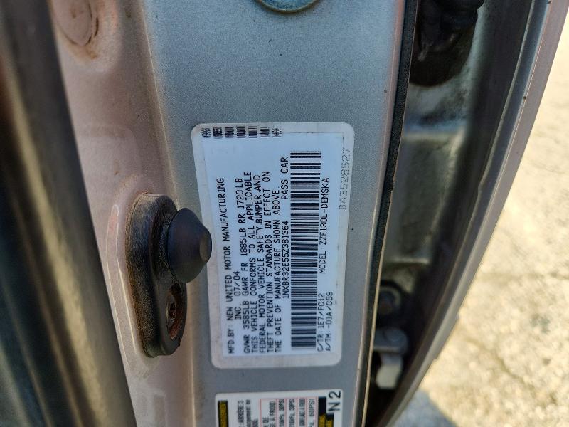 68263746 :رقم المزاد ، 1NXBR32E55Z381364 vin ، 2005 Toyota Corolla مزاد بيع