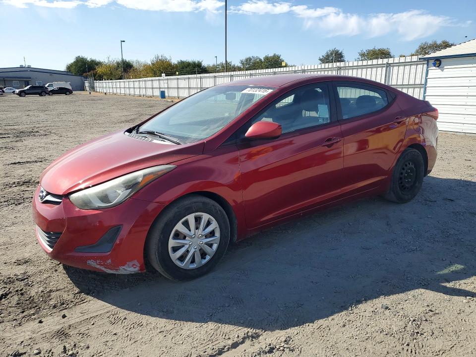 70132416 :رقم المزاد ، 5NPDH4AE7GH697661 vin ، 2016 Hyundai Elantra مزاد بيع