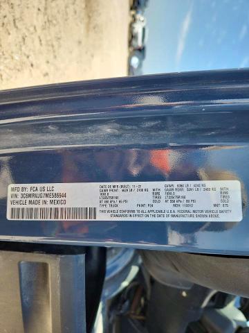 Продаж на аукціоні авто 2021 Ram Promaster 3500, vin: 3C6MRVJG7ME586944, номер лоту: 64186786