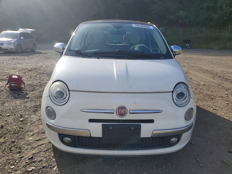 70290066 :رقم المزاد ، 3C3CFFCR9CT106385 vin ، 2012 Fiat 500 مزاد بيع