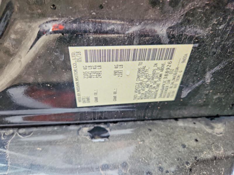 69923566 :رقم المزاد ، 1N4AA6APXJC388926 vin ، 2018 Nissan Maxima مزاد بيع