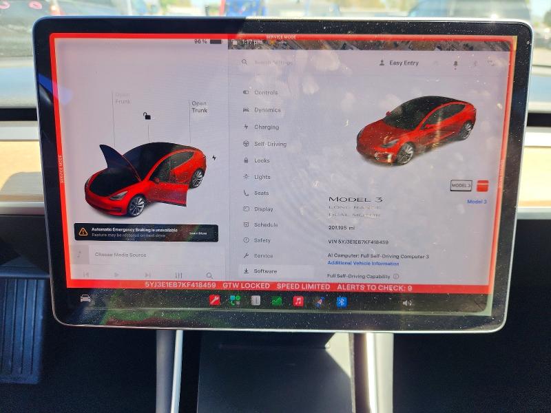 Aukcja sprzedaży 2019 Tesla Model 3, vin: 5YJ3E1EB7KF418459, numer aukcji: 66957766