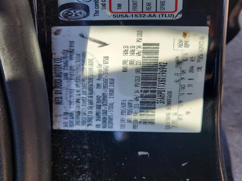 Продажа на аукционе авто 2008 Ford Fusion, vin: 3FAHP011X8R196942, номер лота: 68946266