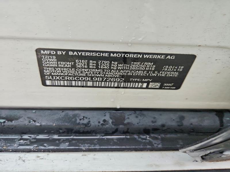 2020 Bmw X5 მანქანა იყიდება აუქციონზე, vin: 5UXCR6C09L9B72692, აუქციონის ნომერი: 68627146