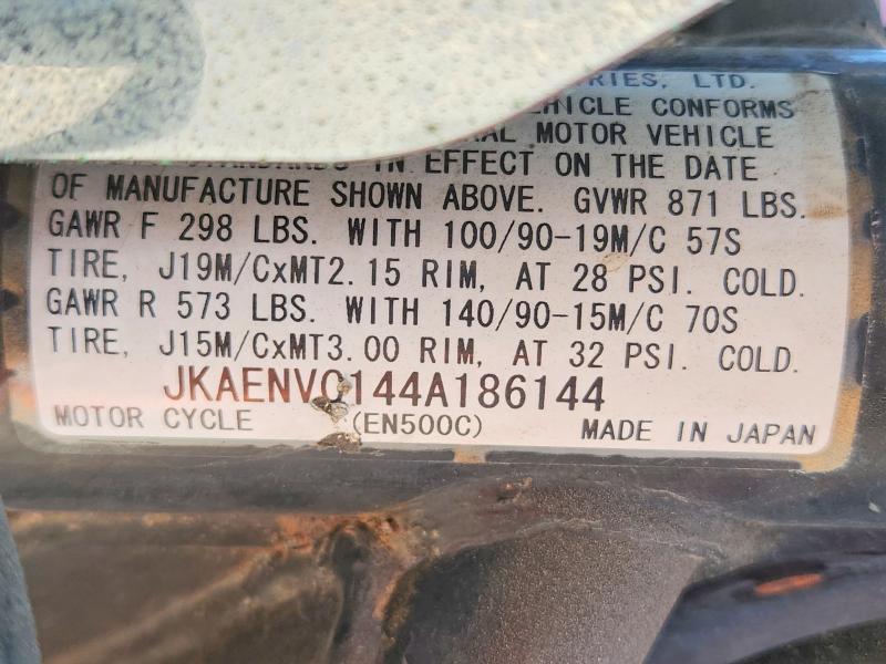 Продажа на аукционе авто 2004 Kawasaki En500, vin: JKAENVC144A186144, номер лота: 68336376