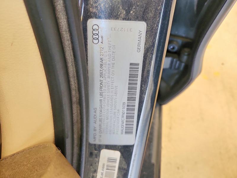 68203506 :رقم المزاد ، WAUGFAFC7FN011039 vin ، 2015 Audi A6 مزاد بيع