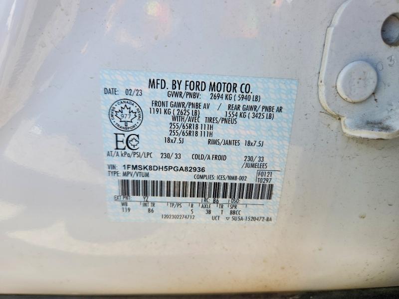 Продаж на аукціоні авто 2023 Ford Explorer, vin: 1FMSK8DH5PGA82936, номер лоту: 68997806