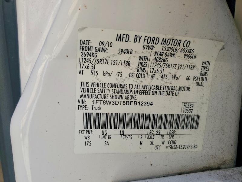 Продаж на аукціоні авто 2011 Ford F350, vin: 1FT8W3DT6BEB12394, номер лоту: 70691216