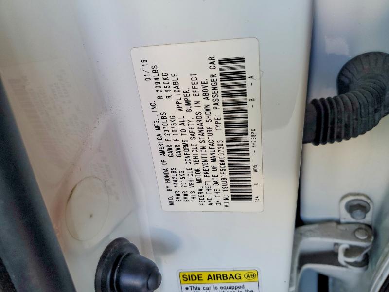 67849056 :رقم المزاد ، 19UUB1F50GA007203 vin ، 2016 Acura Tlx مزاد بيع