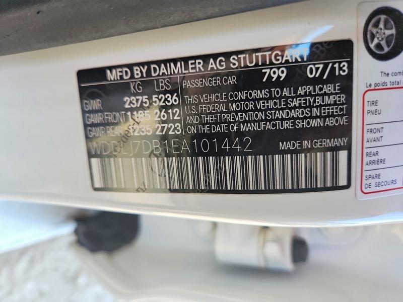 Aukcja sprzedaży 2014 Mercedes-benz Cls, vin: WDDLJ7DB1EA101442, numer aukcji: 70713606