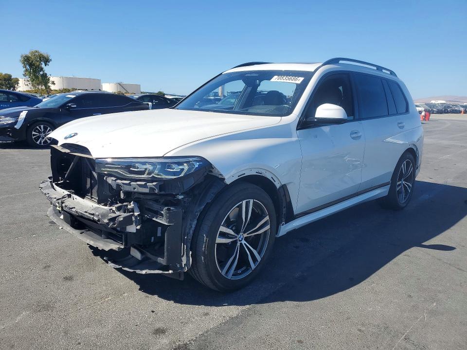 2022 Bmw X7 მანქანა იყიდება აუქციონზე, vin: 5UXCW2C09N9L17781, აუქციონის ნომერი: 70835686