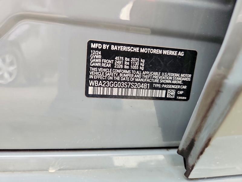 Aukcja sprzedaży 2025 Bmw 228xi, vin: WBA23GG03S7S20481, numer aukcji: 65538076