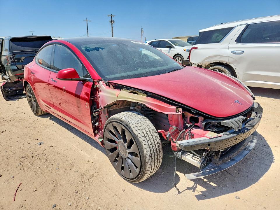 66885946 :رقم المزاد ، 5YJ3E1EC6PF497137 vin ، 2023 Tesla Model 3 مزاد بيع