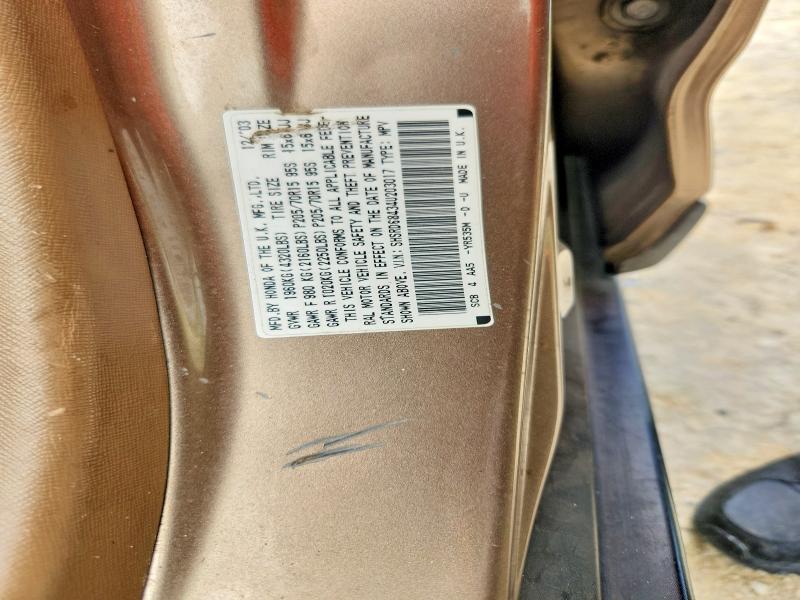 Продаж на аукціоні авто 2004 Honda Cr-v, vin: SHSRD68434U203017, номер лоту: 66927856