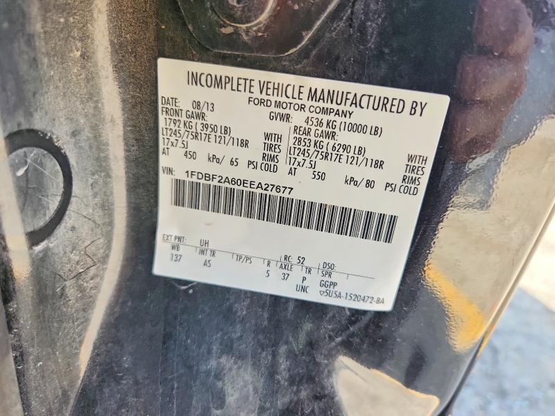 68264246 :رقم المزاد ، 1FDBF2A60EEA27677 vin ، 2014 Ford F250 مزاد بيع