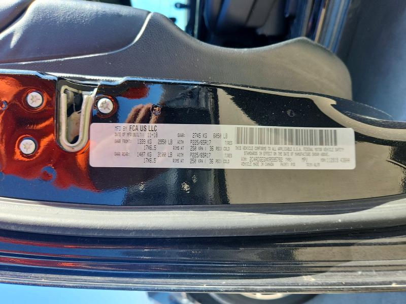 2019 Dodge Grand Caravan მანქანა იყიდება აუქციონზე, vin: 2C4RDGEGXKR595782, აუქციონის ნომერი: 67258936