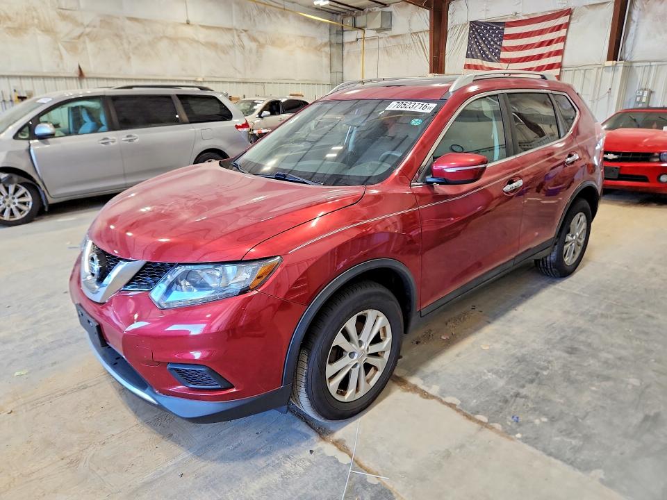 70523716 :رقم المزاد ، 5N1AT2MV3FC907891 vin ، 2015 Nissan Rogue مزاد بيع