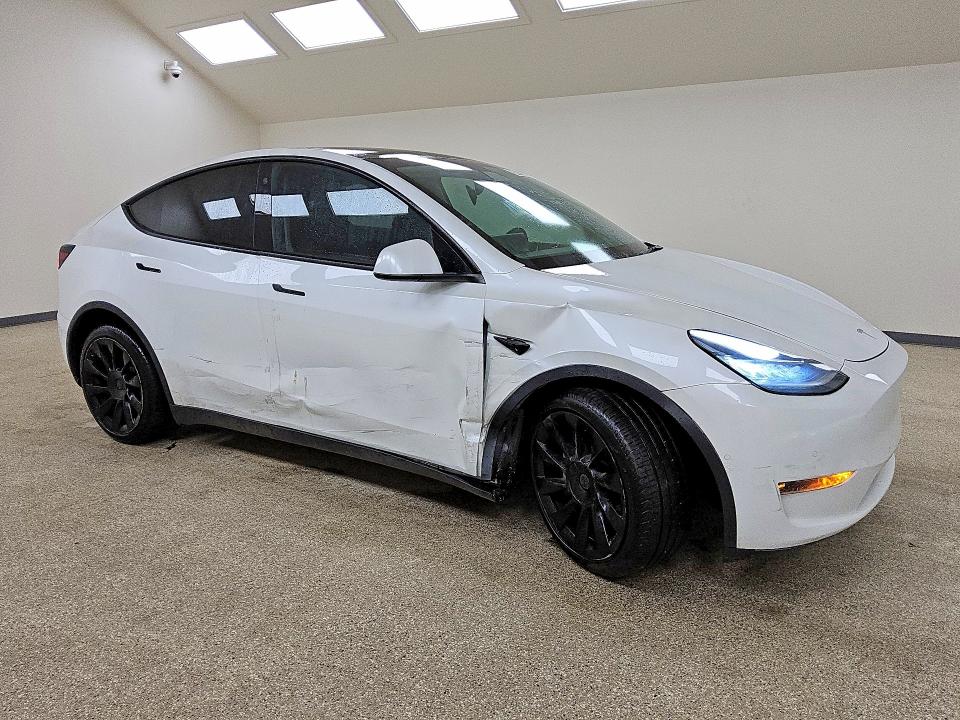 64496186 :رقم المزاد ، 5YJYGDEE8MF123823 vin ، 2021 Tesla Model Y مزاد بيع