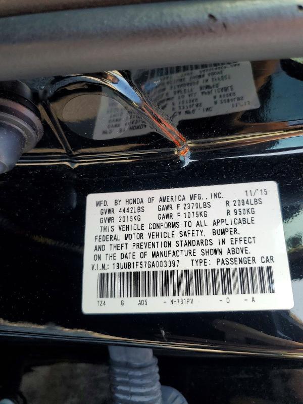 Aukcja sprzedaży 2016 Acura Tlx, vin: 19UUB1F57GA003097, numer aukcji: 69048326