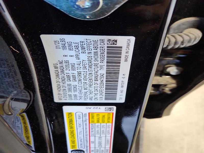 Продажа на аукционе авто 2025 Honda Civic, vin: 2HGFE1E52SH475042, номер лота: 68658716