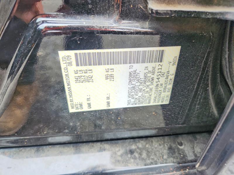 2009 Nissan Altima მანქანა იყიდება აუქციონზე, vin: 1N4AL21E69N545112, აუქციონის ნომერი: 69849316