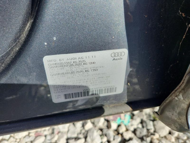 Aukcja sprzedaży 2012 Audi Q5, vin: WA1DKAFP4CA060006, numer aukcji: 70129416