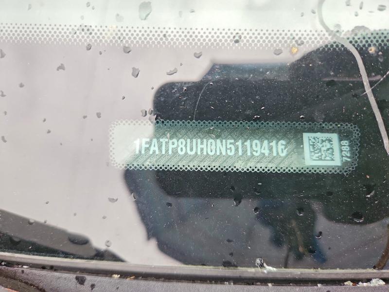 Aukcja sprzedaży 2022 Ford Mustang, vin: 1FATP8UH0N5119416, numer aukcji: 67738426