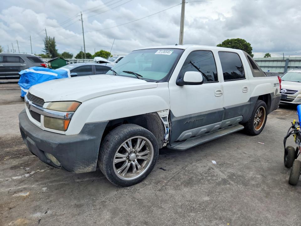 2002 Chevrolet Avalanche მანქანა იყიდება აუქციონზე, vin: 3GNEC13TX2G105689, აუქციონის ნომერი: 70136846