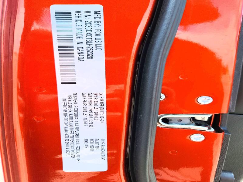 Aukcja sprzedaży 2020 Dodge Charger, vin: 2C3CDXCT3LH252328, numer aukcji: 65919026
