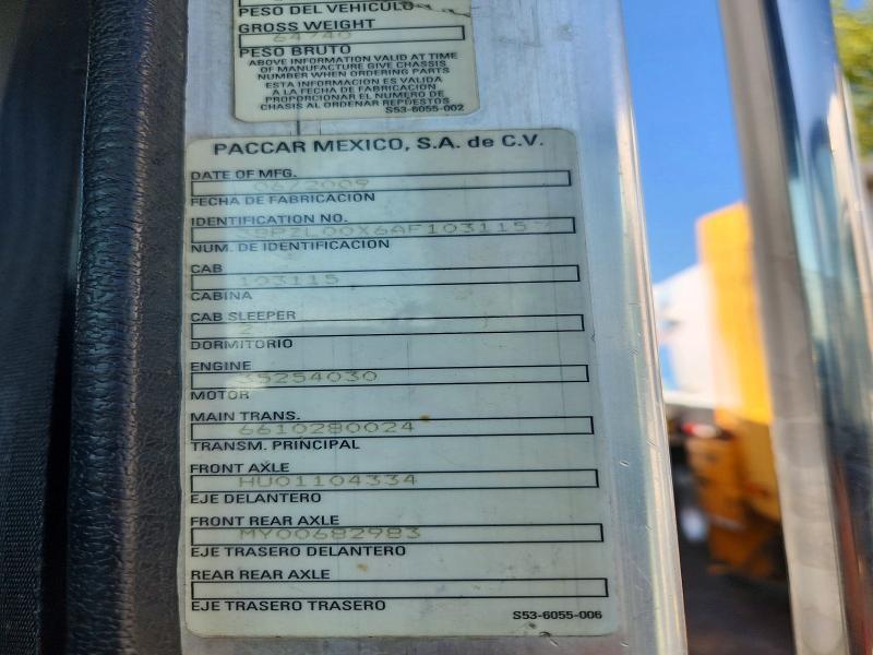 Продажа на аукционе авто 2010 Peterbilt 320, vin: 3BPZL00X6AF103115, номер лота: 69218456