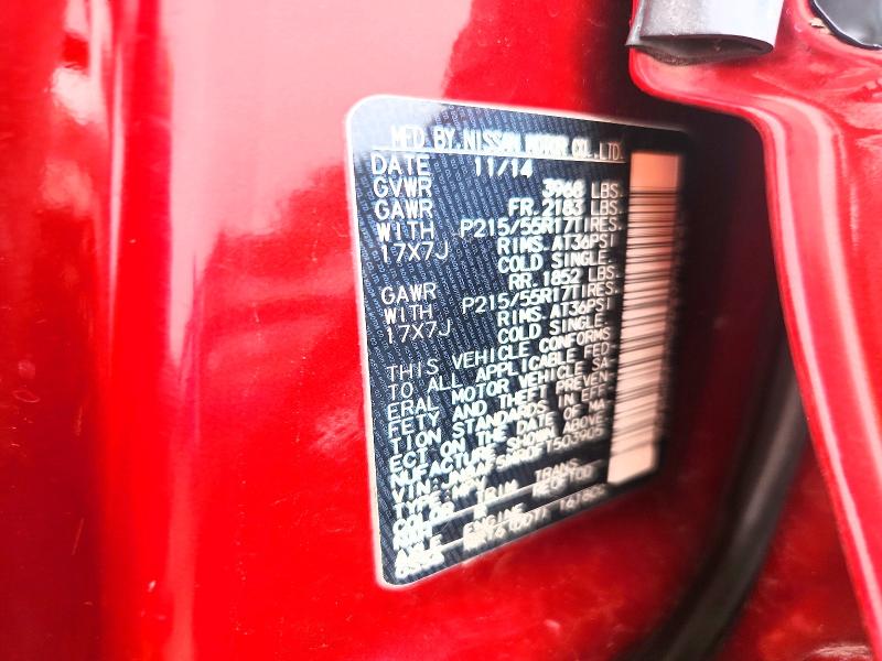 Aukcja sprzedaży 2015 Nissan Juke, vin: JN8AF5MR0FT503905, numer aukcji: 68732696