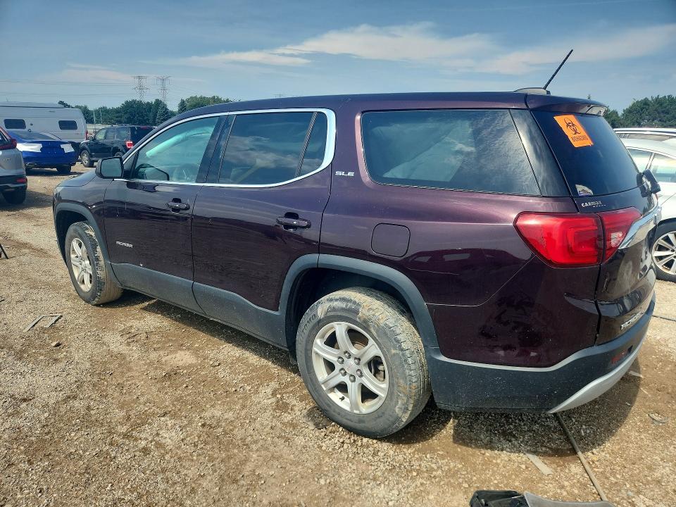2017 Gmc Acadia მანქანა იყიდება აუქციონზე, vin: 1GKKNKLA7HZ222217, აუქციონის ნომერი: 67174696