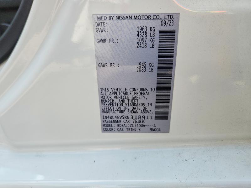 Продаж на аукціоні авто 2024 Nissan Altima, vin: 1N4BL4EV5RN318911, номер лоту: 68218546