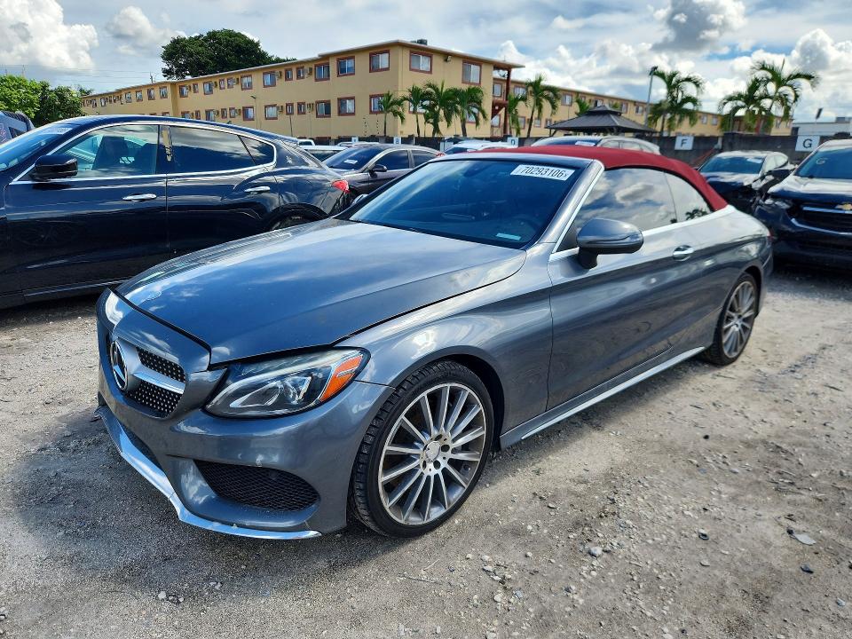Auction sale of the 2017 Mercedes-benz C, vin: WDDWK4JB1HF443980, lot number: 70293106