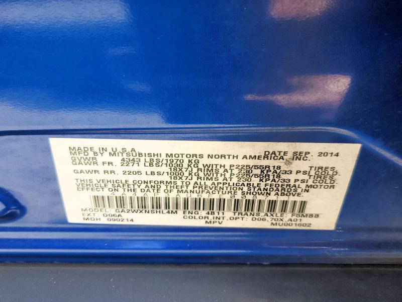 Продаж на аукціоні авто 2015 Mitsubishi Outlander Sport, vin: 4A4AP3AU6FE008711, номер лоту: 69205266