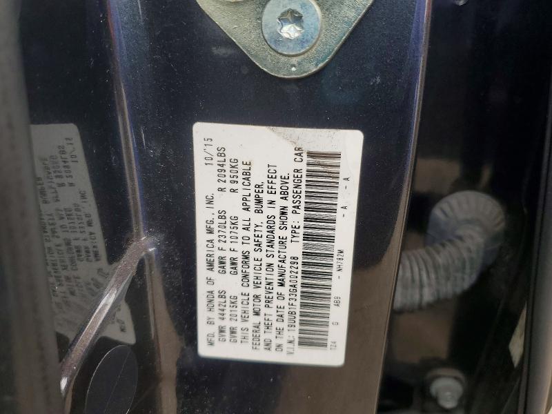 70793636 :رقم المزاد ، 19UUB1F33GA002298 vin ، 2016 Acura Tlx مزاد بيع