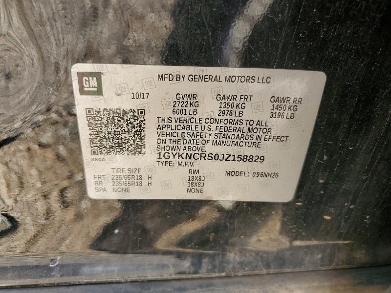 Aukcja sprzedaży 2018 Cadillac Xt5, vin: 1GYKNCRS0JZ158829, numer aukcji: 67659966