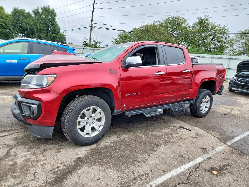 2021 Chevrolet Colorado მანქანა იყიდება აუქციონზე, vin: 1GCGTCENXM1157837, აუქციონის ნომერი: 70064226