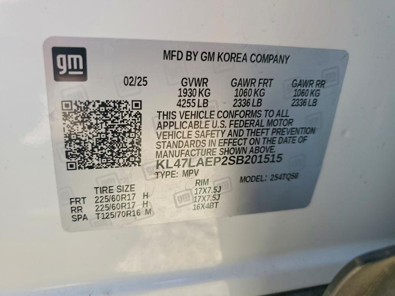 Продажа на аукционе авто 2025 Buick Envista, vin: KL47LAEP2SB201515, номер лота: 68422636
