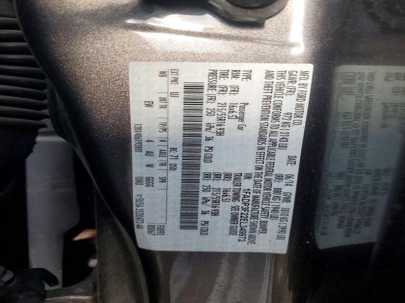 67092716 :رقم المزاد ، 1FADP3F22EL349972 vin ، 2014 Ford Focus مزاد بيع
