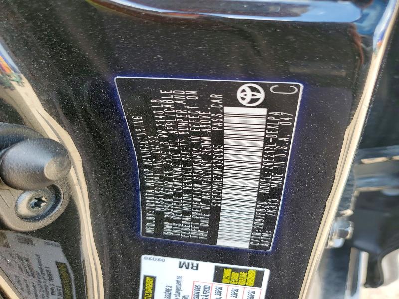 Продаж на аукціоні авто 2022 Toyota Corolla, vin: 5YFEPMAE7NP326085, номер лоту: 70467386