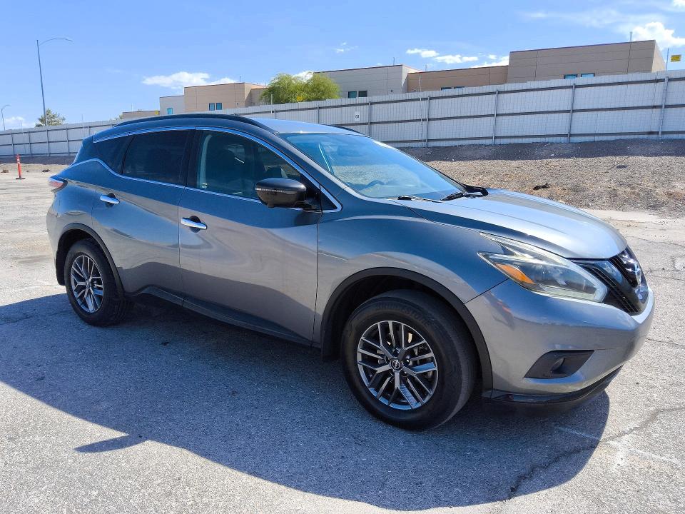 2018 Nissan Murano მანქანა იყიდება აუქციონზე, vin: 5N1AZ2MG9JN119386, აუქციონის ნომერი: 69786786