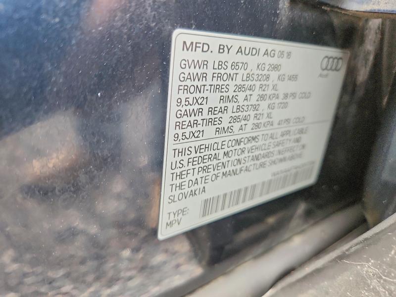 Aukcja sprzedaży 2017 Audi Q7, vin: WA1VAAF74HD017394, numer aukcji: 69699746
