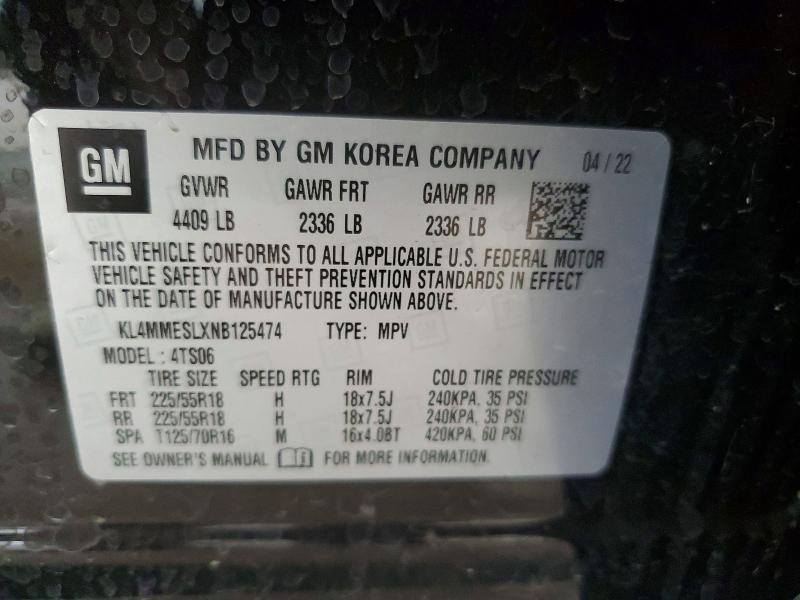 Продажа на аукционе авто 2022 Buick Encore Gx, vin: KL4MMESLXNB125474, номер лота: 68651186