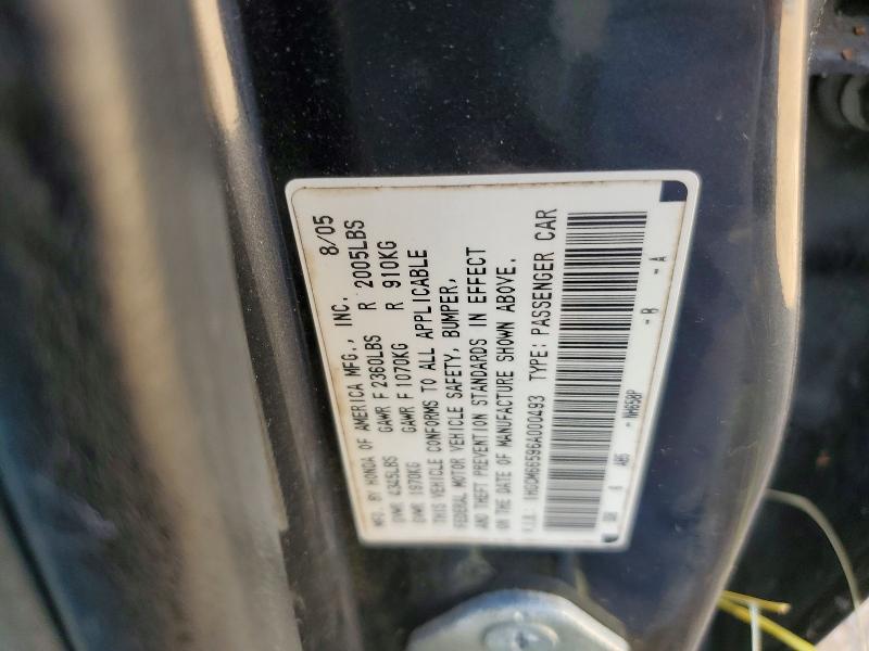 Продаж на аукціоні авто 2006 Honda Accord, vin: 1HGCM66596A000493, номер лоту: 68869856