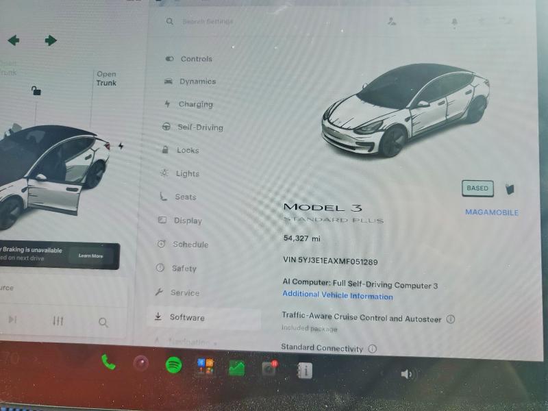 Aukcja sprzedaży 2021 Tesla Model 3, vin: 5YJ3E1EAXMF051289, numer aukcji: 65202066